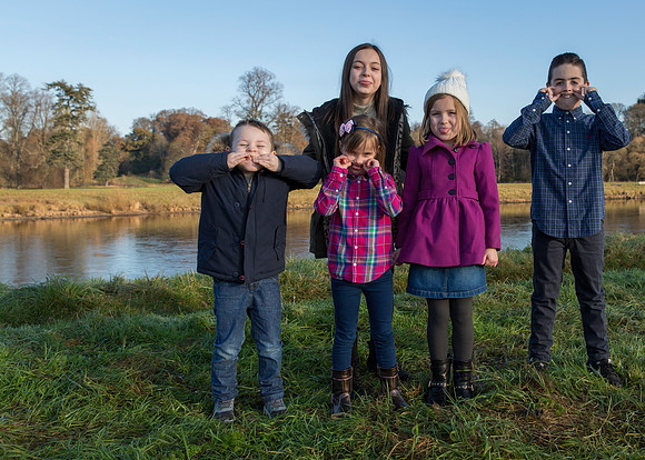 Family shoot in Perth Scotland.