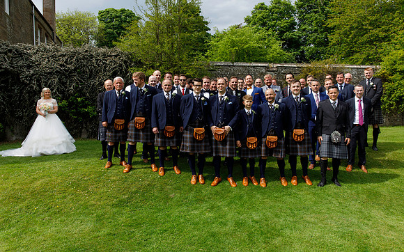Dundee Wedding Photographer at Kinblethmont House
