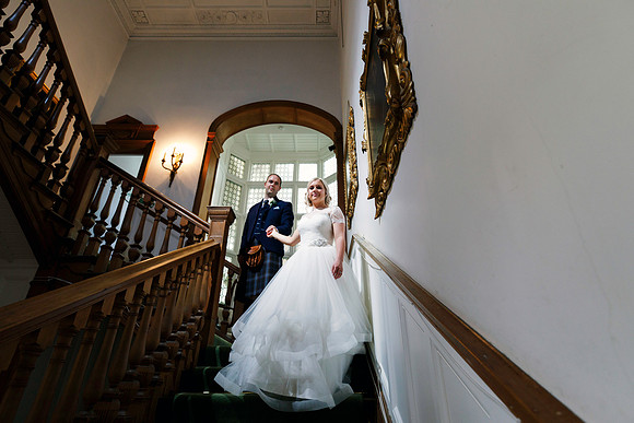 Dundee Wedding Photographer at Kinblethmont House