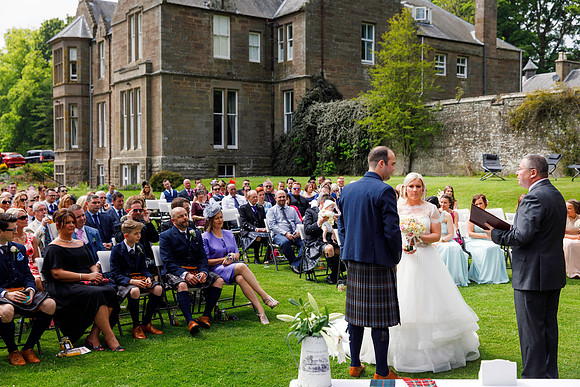 Dundee Wedding Photographer at Kinblethmont House