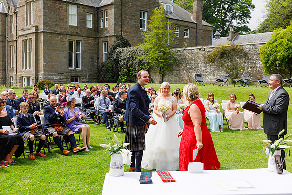 Dundee Wedding Photographer at Kinblethmont House