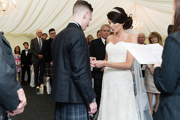 Kinnettles Castle Wedding.