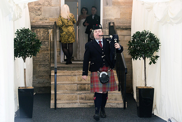 Kinnettles Castle Wedding.