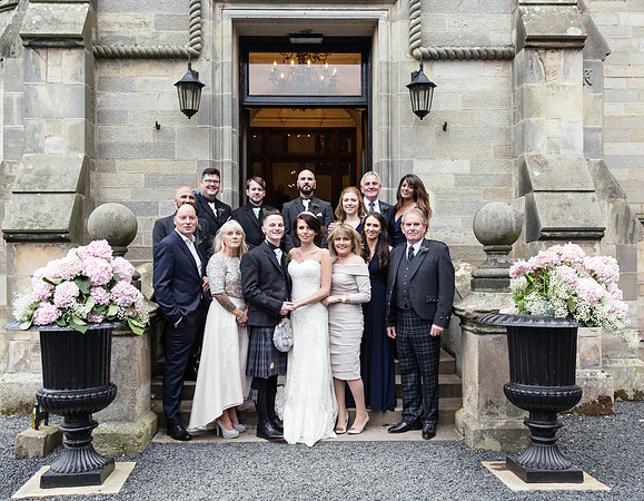 Kinnettles Castle Wedding.