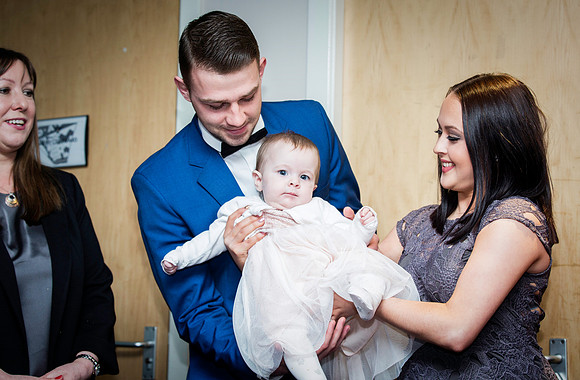 Dunfermline family christening/Naming ceremony