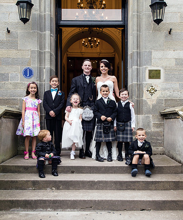 Kinnettles Castle Wedding.