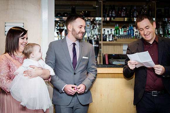 Dunfermline family christening/Naming ceremony