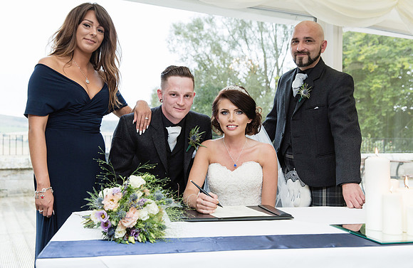 Kinnettles Castle Wedding.