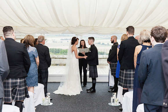 Kinnettles Castle Wedding.