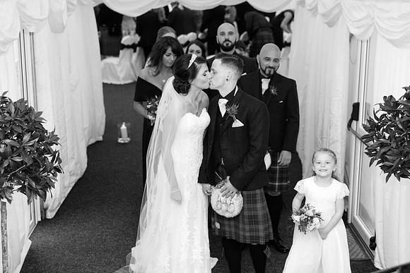 Kinnettles Castle Wedding.