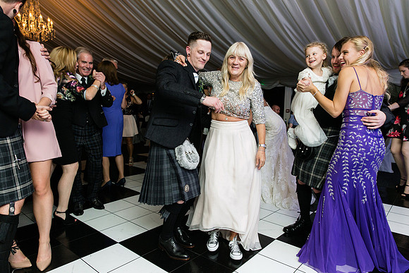 Kinnettles Castle Wedding.
