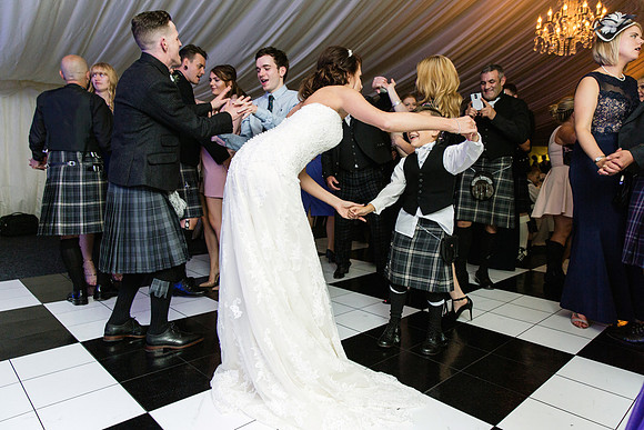 Kinnettles Castle Wedding.