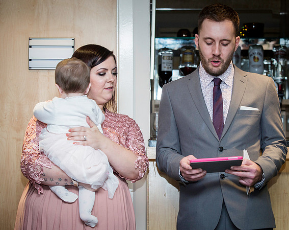 Dunfermline family christening/Naming ceremony