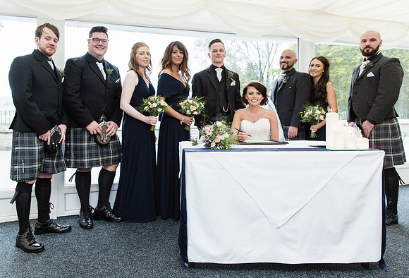 Kinnettles Castle Wedding.