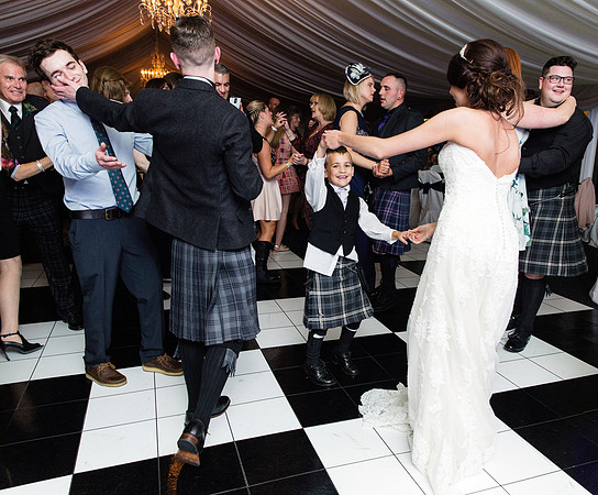 Kinnettles Castle Wedding.
