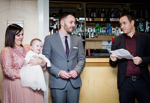 Dunfermline family christening/Naming ceremony
