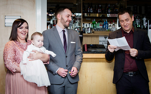 Dunfermline family christening/Naming ceremony