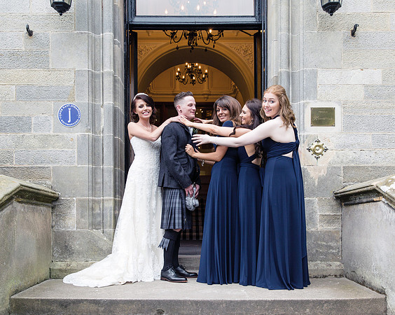 Kinnettles Castle Wedding.