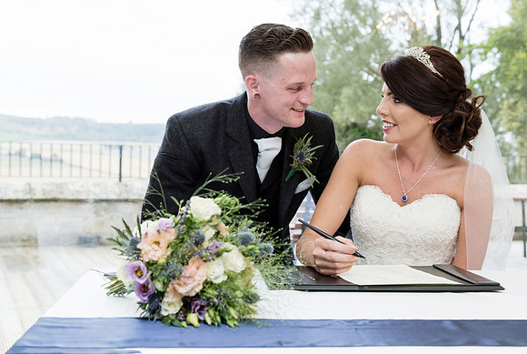 Kinnettles Castle Wedding.