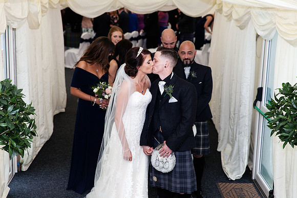 Kinnettles Castle Wedding.