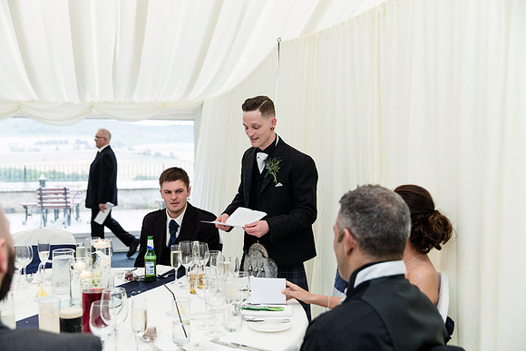 Kinnettles Castle Wedding.