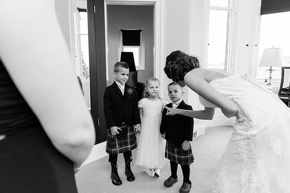 Kinnettles Castle Wedding.