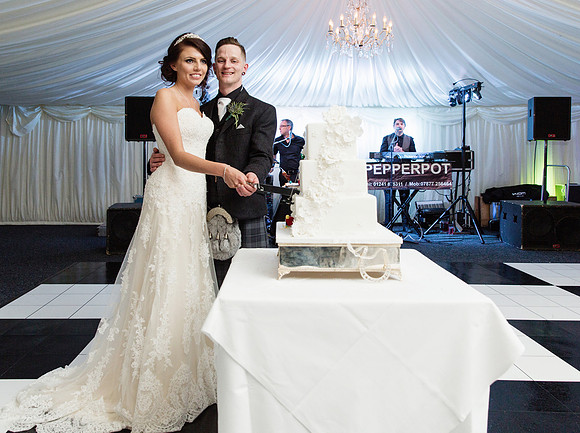 Kinnettles Castle Wedding.