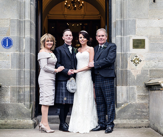 Kinnettles Castle Wedding.