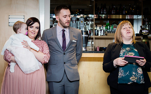 Dunfermline family christening/Naming ceremony