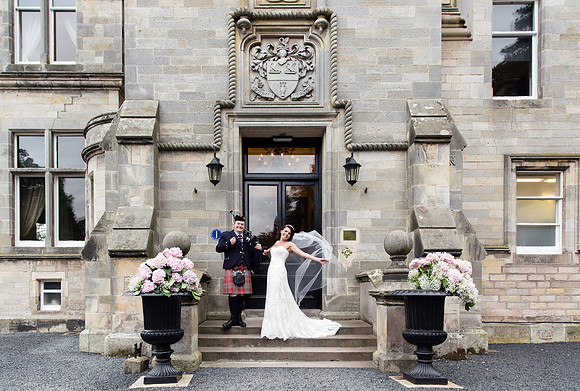 Kinnettles Castle Wedding.