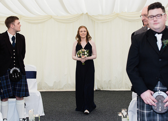 Kinnettles Castle Wedding.