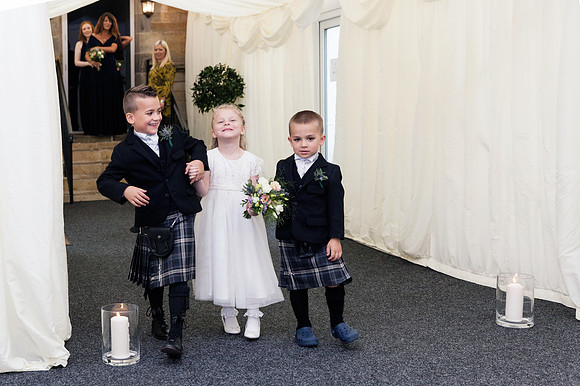 Kinnettles Castle Wedding.