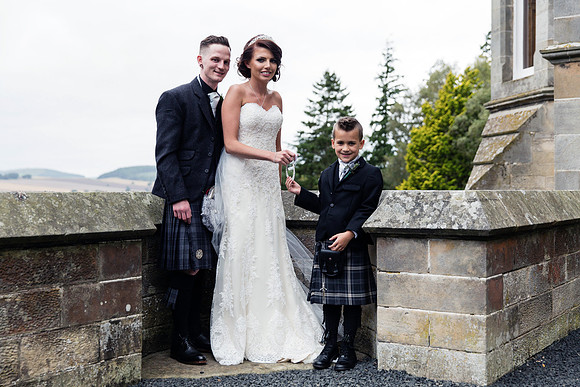 Kinnettles Castle Wedding.
