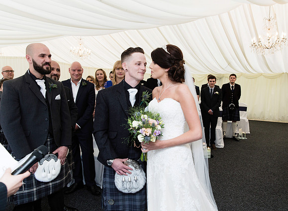 Kinnettles Castle Wedding.