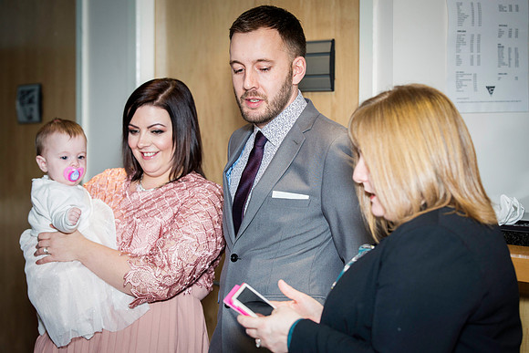 Dunfermline family christening/Naming ceremony