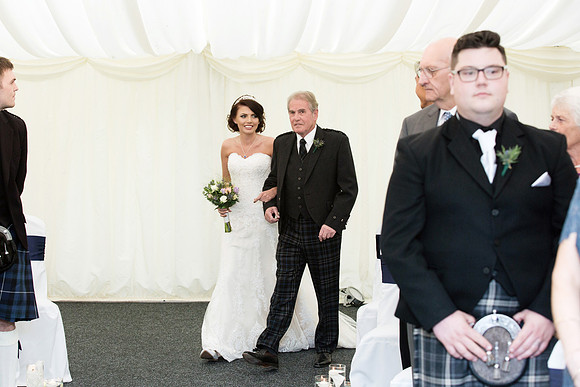 Kinnettles Castle Wedding.