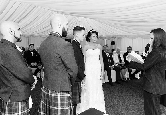 Kinnettles Castle Wedding.