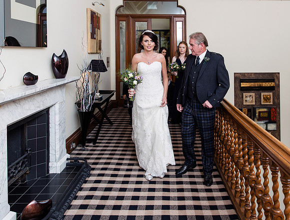 Kinnettles Castle Wedding.